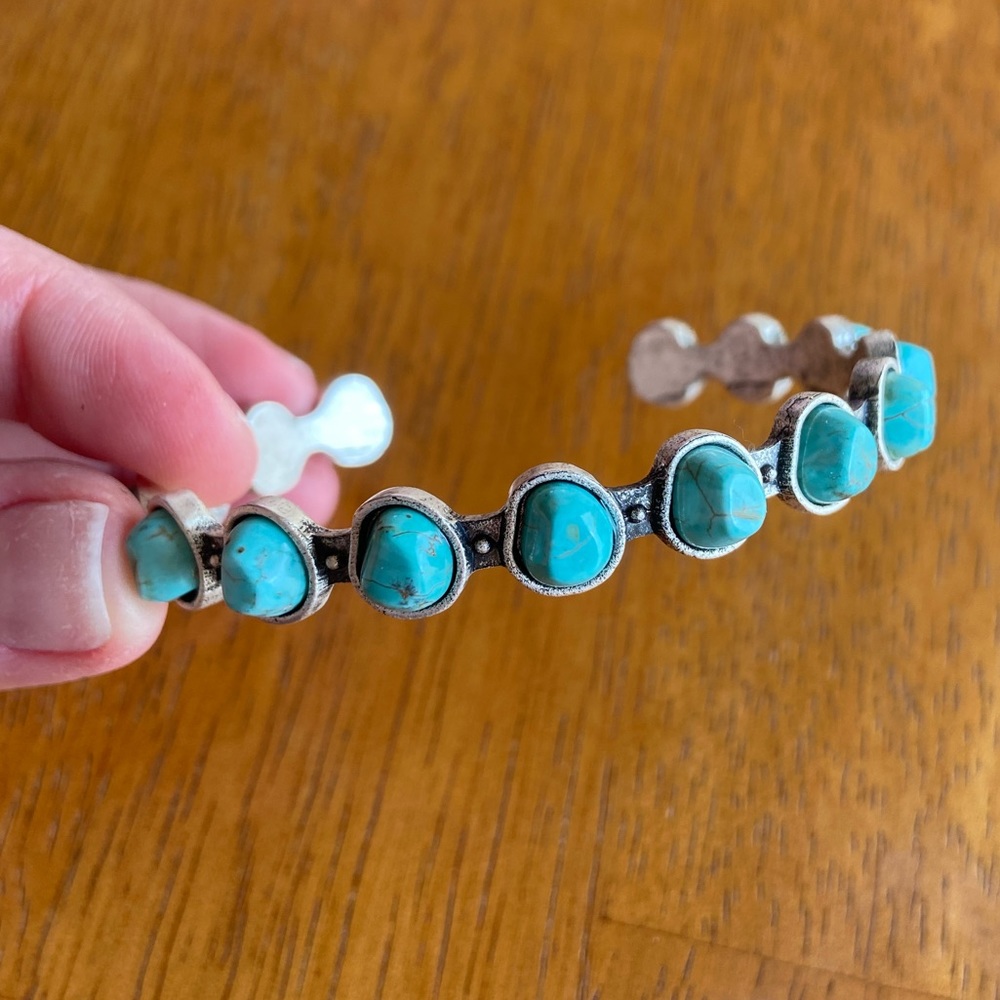 Turquoise cuff bracelet